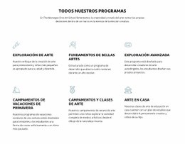 Todos Nuestros Programas Educativos - Free HTML Website Builder