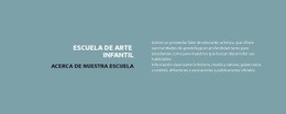 Texto Sobre La Escuela - Página De Destino De Arrastrar Y Soltar