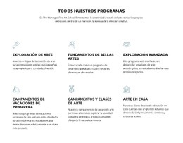 Impresionante Página De Destino Para Todos Nuestros Programas Educativos