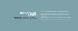 Texto Sobre La Escuela Plantilla De Código Abierto