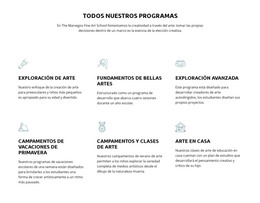 Todos Nuestros Programas Educativos - Plantilla De Elementos Premium