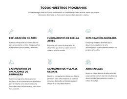 Todos Nuestros Programas Educativos - Funcionalidad Cms Integrada