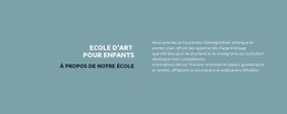 Superbe Conception De Site Web Pour Texte Sur L'École