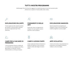 Tutti I Nostri Programmi Educativi - Generatore Di Siti Web Per Qualsiasi Dispositivo