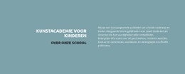 Tekst Over School Open Source-Sjabloon