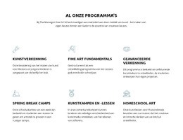 Al Onze Onderwijsprogramma'S - Prachtige HTML5-Sjabloon