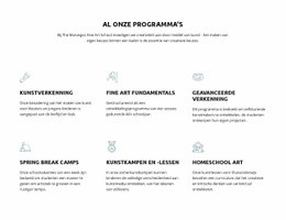 Al Onze Onderwijsprogramma'S - Professioneel Websiteontwerp