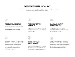 Responsywny HTML Dla Wszystkie Nasze Programy Edukacyjne