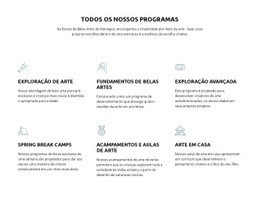 CSS Grátis Para Todos Os Nossos Programas De Educação