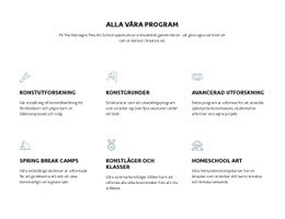 Alla Våra Utbildningsprogram - Fantastiskt WordPress-Tema