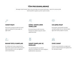 Tüm Eğitim Programlarımız - Profesyonel Web Sitesi Tasarımı