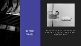 Techno Studio – Šablona Stránky HTML