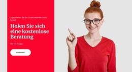 Coaching-Beratung – Vorlage Für Website-Builder