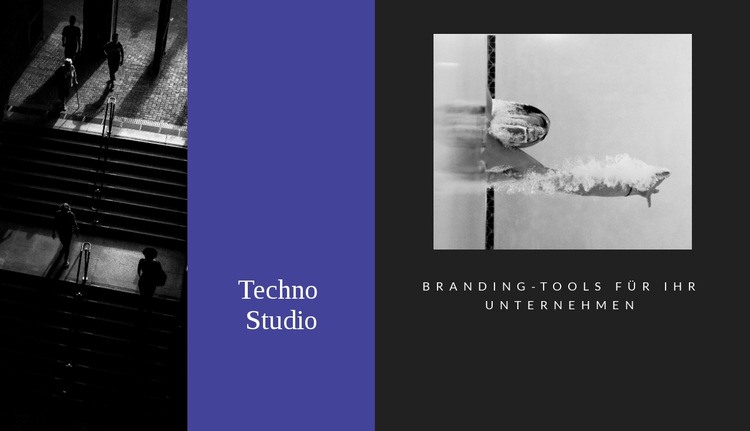 Techno Studio HTML5-Vorlage