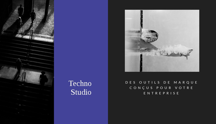 Studio techno Modèle Joomla