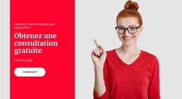 Consultation De Coaching - Modèle De Site Web Réactif