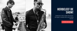 Muziek Programma Premium CSS-Sjabloon