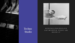 HTML-Pagina Voor Techno Studio