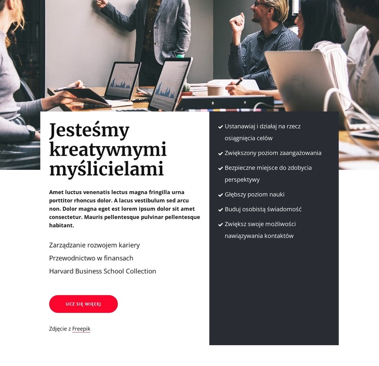 Siatka nakładająca się na obraz Szablon CSS