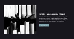 İşletme Literatürü Için Özel HTML5 Şablonu