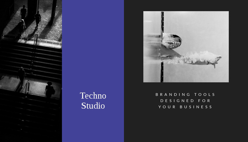 Techno studio Wix Template Alternative