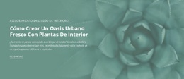 Oasis De Naturaleza Urbana: Página De Destino Creativa Multipropósito