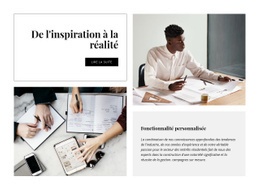 De L'Inspiration À La Réalité - HTML Template Builder