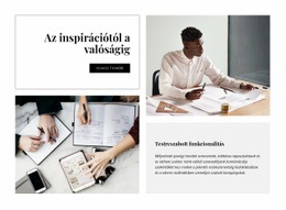 Az Inspirációtól A Valóságig – Professzionális WordPress Téma