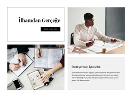 İlhamdan Gerçeğe - Profesyonel WordPress Teması