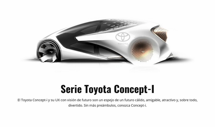 Coche moderno Creador de sitios web HTML