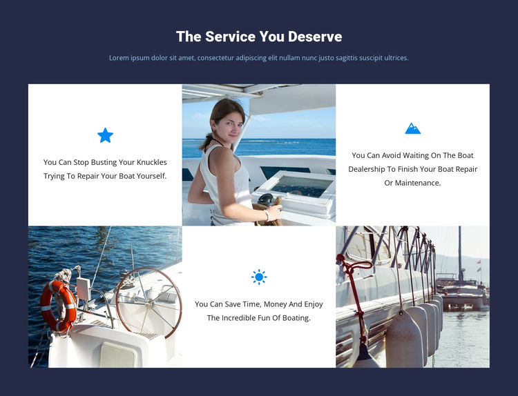 Service deserve Website Builder Software