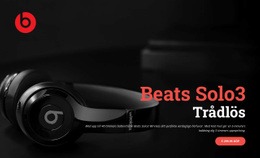 Bästa Ljudet - Webbplatsmall För Företagspremium