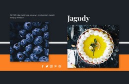 Jagody W Deserach Szablon CSS Premium