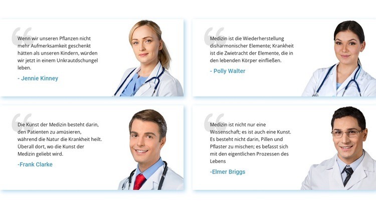 Lernen Sie einige aus dem Team kennen Website design