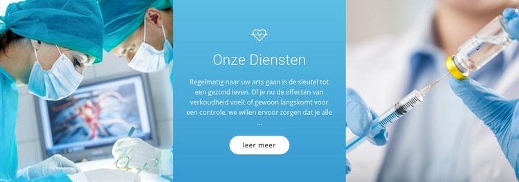 Gezondheid en welzijn Website Builder-sjablonen