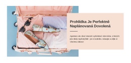 Plánovaná Dovolená – Prémiová Šablona