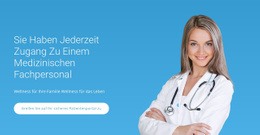 Responsive Webvorlage Für Professionelle Medizinische Versorgung