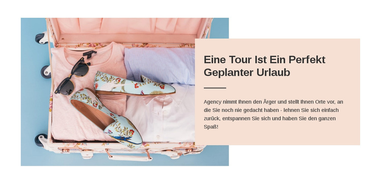 Geplanter Urlaub WordPress-Theme