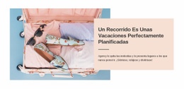 Vacaciones Planificadas Plantilla Responsiva Html5