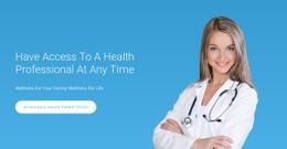 Professional Medical Care - Easy-To-Use Html Code