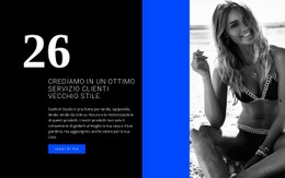 Servizio Clienti Vecchio Stile - Modello Di Mockup Del Sito Web