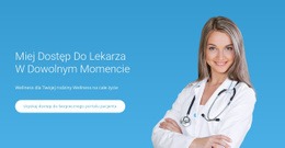 Profesjonalna Opieka Medyczna - Szablon Makiety Strony Internetowej