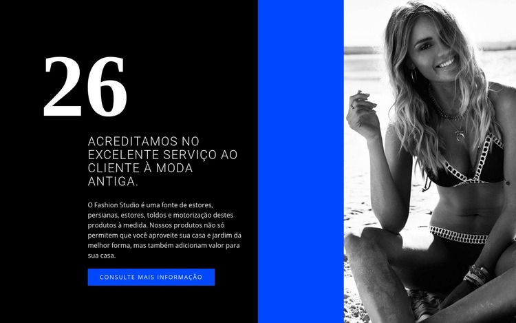 Atendimento ao cliente à moda antiga Construtor de sites HTML