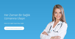 Profesyonel Tıbbi Bakım - Basit Web Sitesi Şablonu