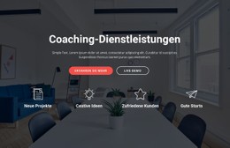 Website-Seite Für Coaching Und Beratung