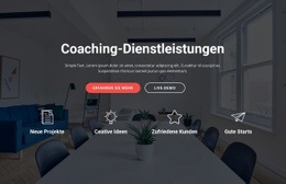 Homepage-Abschnitte Für Coaching Und Beratung