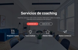 Servicios De Coaching Y Consultoría - HTML Template Builder