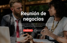 Reunión De Negocios - HTML Template Generator