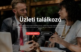 Üzleti Találkozó – Kész Webhelytéma