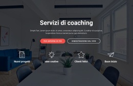 Servizi Di Coaching E Consulenza - Mockup Del Sito Web Reattivo